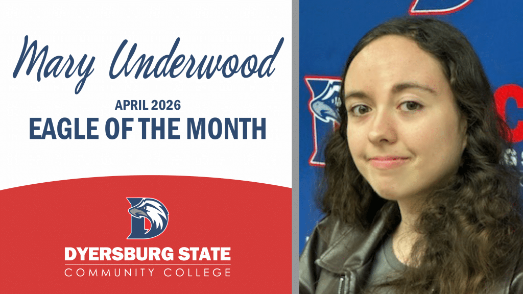 Mary Underwood, April 2026 Eagle of the Month